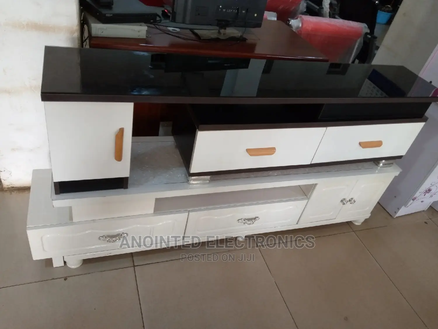 Tv Stand Black And White