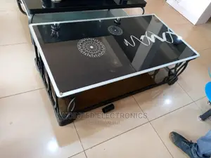 Center Table With A Strong Glass