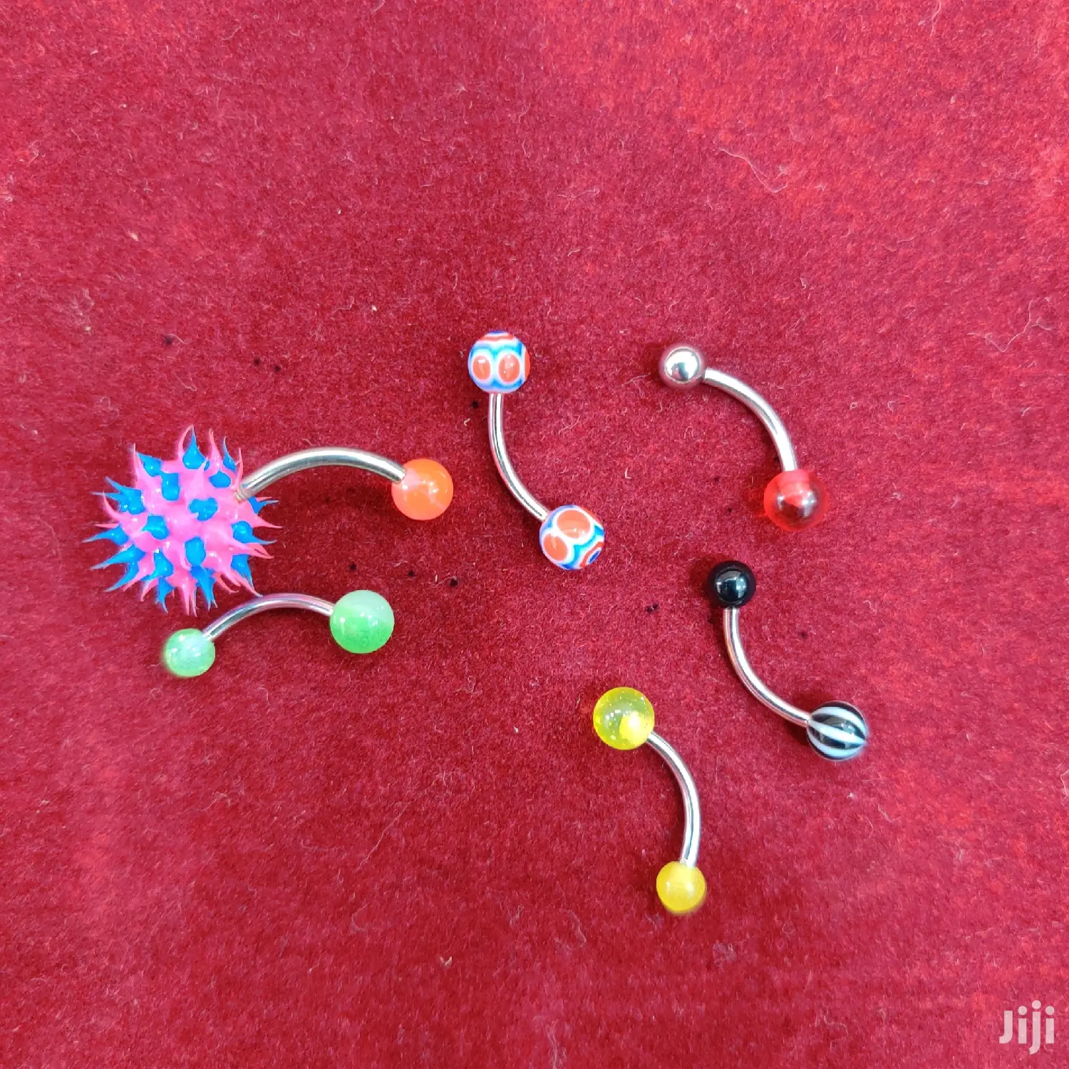 1pc Colorful Belly Button Bar Navel Barbells Rings