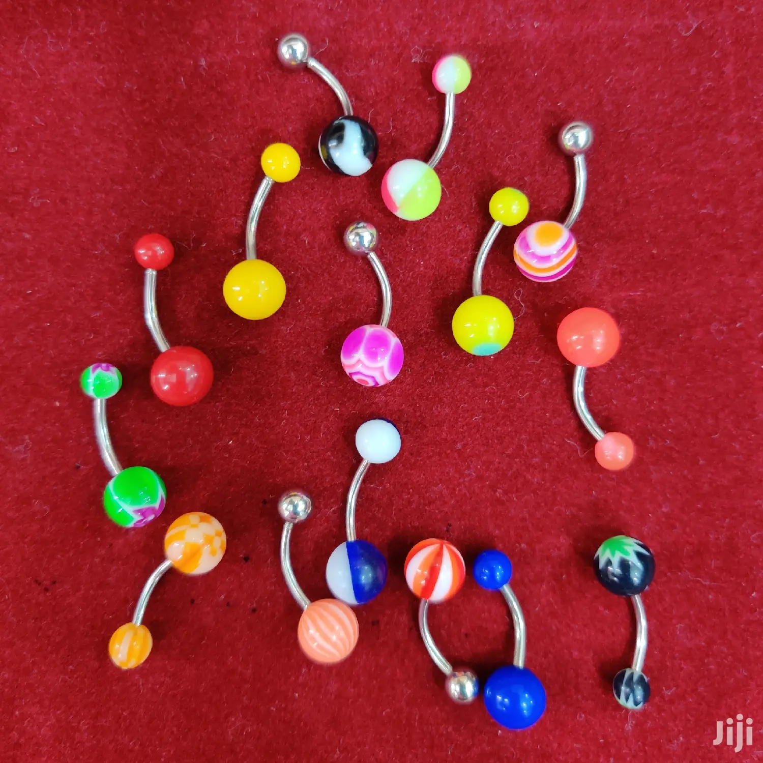 1pc Colorful Belly Button Bar Navel Barbells Rings