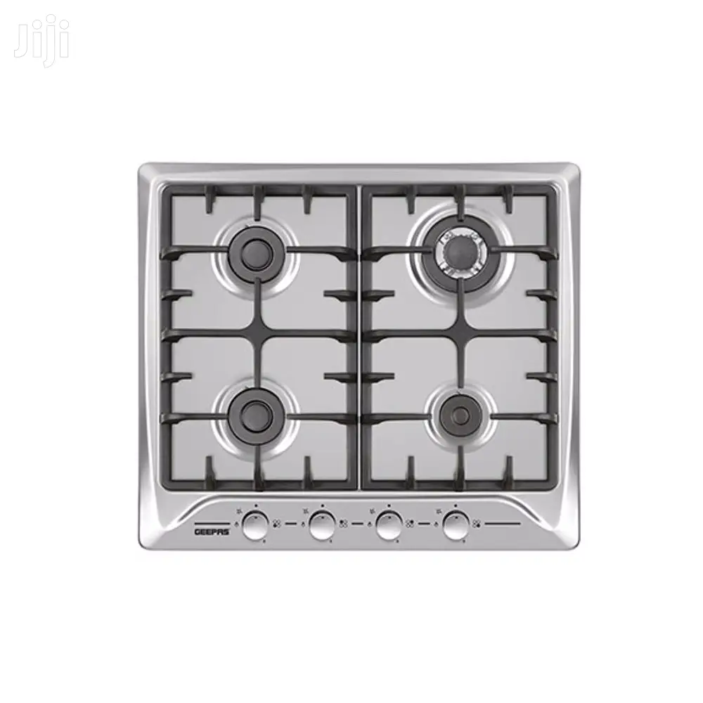 Geepas 4 Burner Stainless Steel Gas Cooker