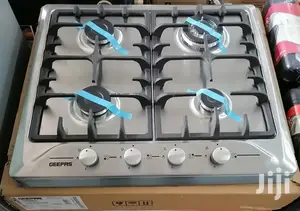 Geepas 4 Burner Stainless Steel Gas Cooker