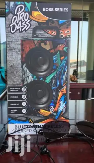 Pro Bass Bluetooth Wireless Speaker With FM Boss Series