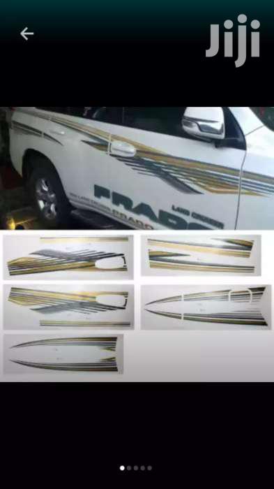 Prado Side Body Liner Sticker