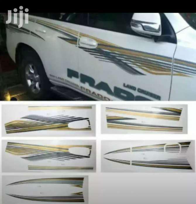 Prado Side Body Liner Sticker