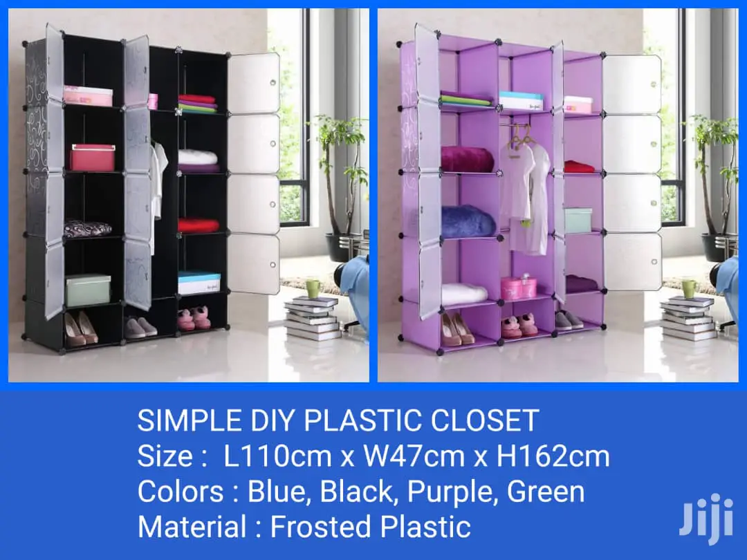 Simple DIY Plastic Closet