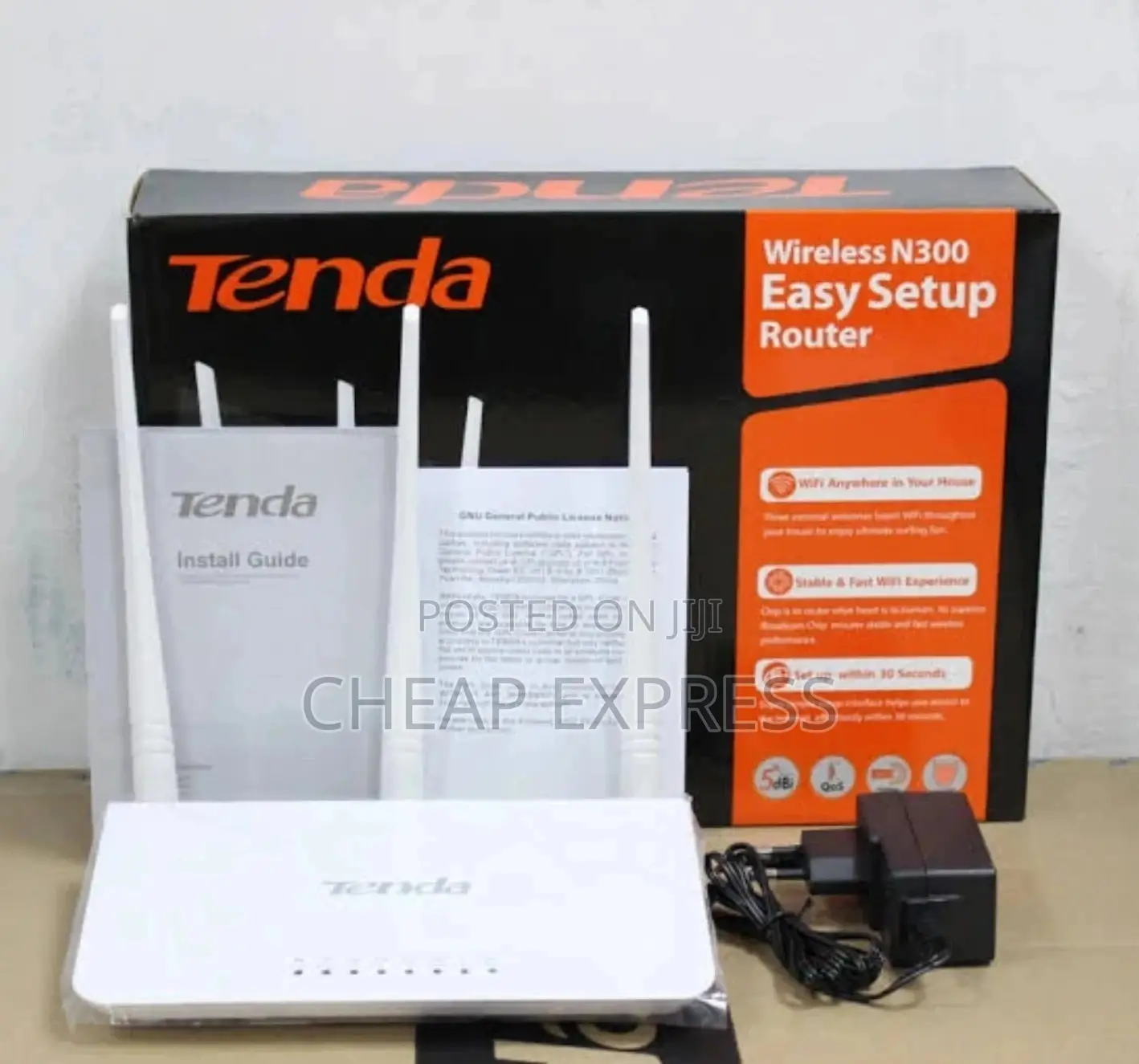 Tenda F3 300mbps Router, Wifi Range Extender Access Point