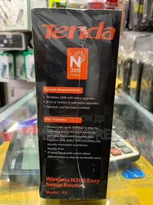 Tenda F3 300mbps Router, Wifi Range Extender Access Point