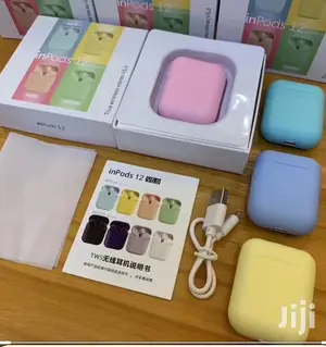 Black And White Avlable Inpods 12 True Wireless Airpods V5.0