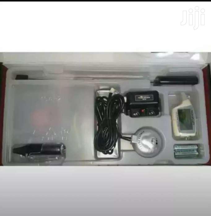 An Original White And Black Remote Car Alarm