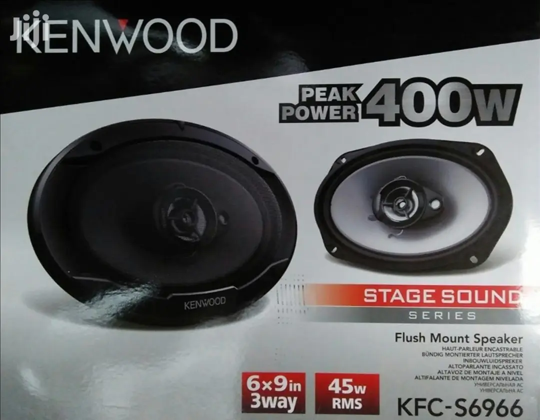 Kenwood 3 Way 6x9 Car Speakers 400W