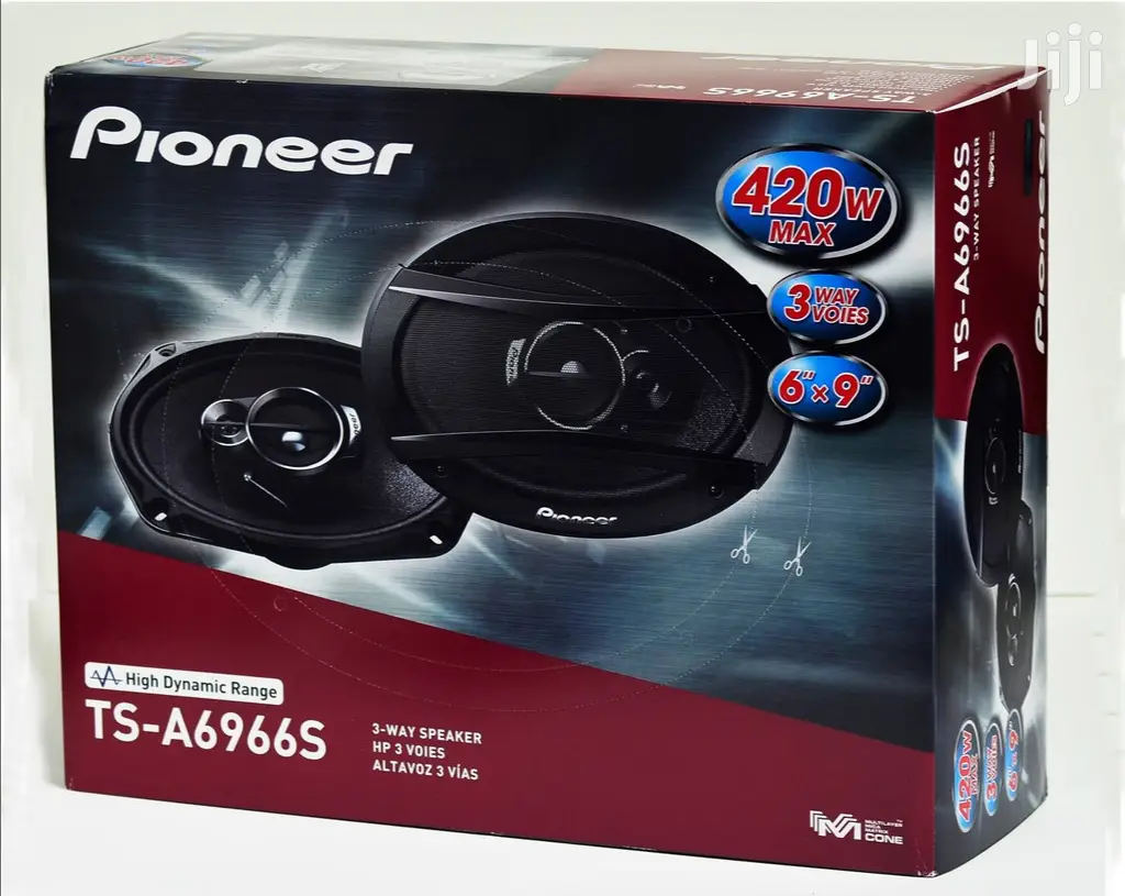 Pioneer 3 Way 6x9 Car Speakers 420W