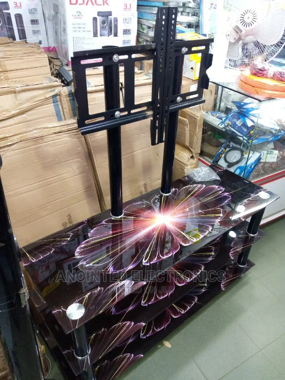Glass TV Stand