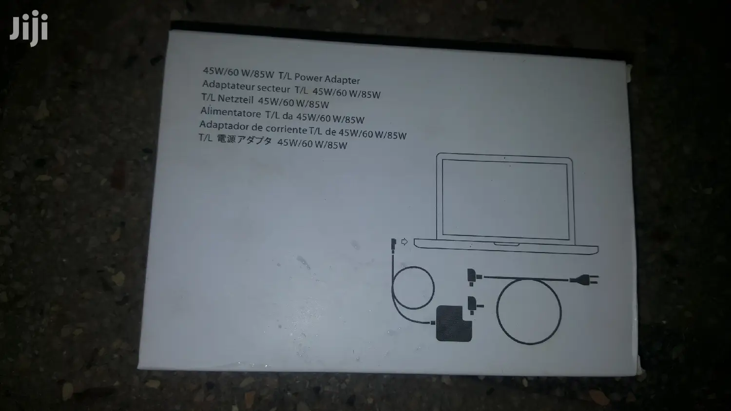 Mac Book Laptop Power Adapter- 60 Watts - T Lip