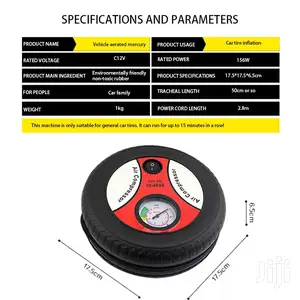 Portable Electric Mini Tire Inflator Air Compressor Pump