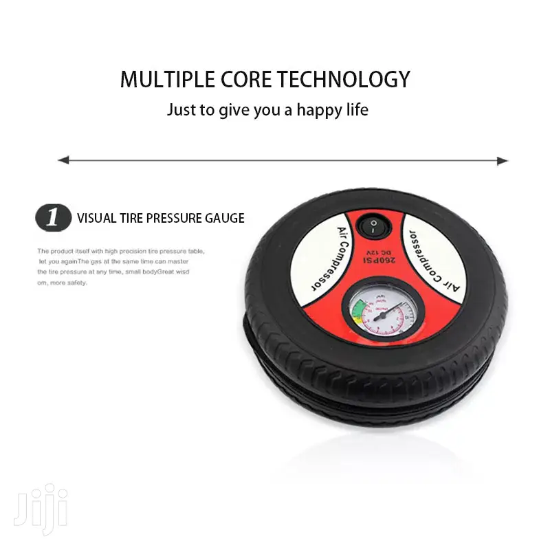 Portable Electric Mini Tire Inflator Air Compressor Pump