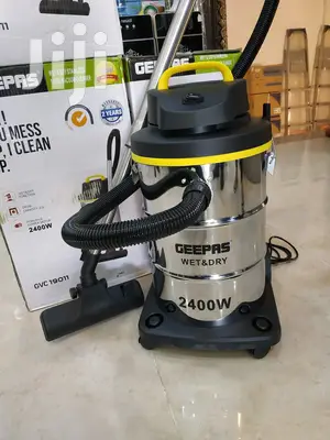 Geepas Wet Dry Stainless Steel Vacuum Cleaner 2400W