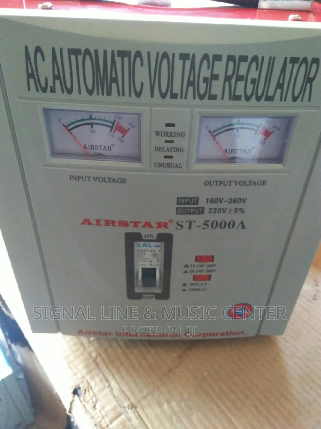 Airstar Stabilizer 5000v(Voltage)