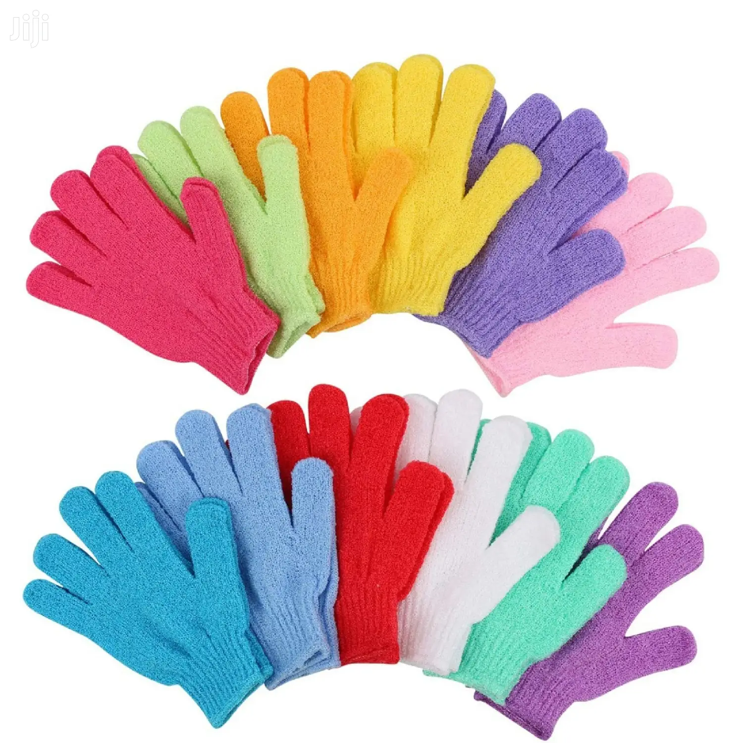 1pair Exfoliating Bath Glove Body Scrubbing Glove For Shower