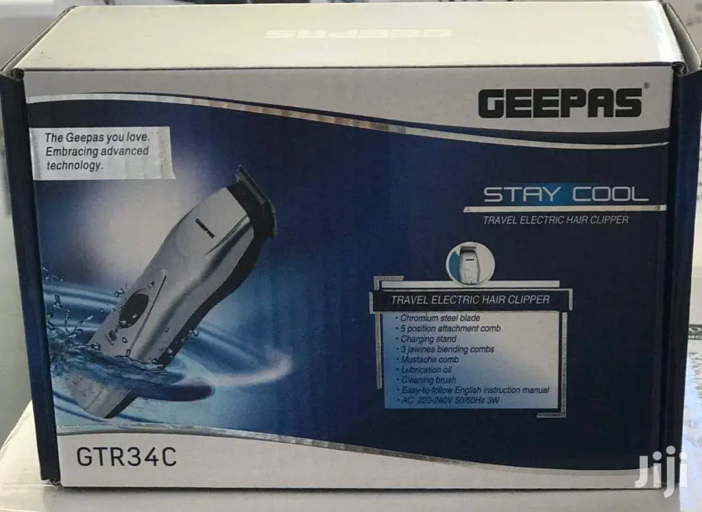 Geepas Rechargeable Waterproof Electric Hair Trimmer