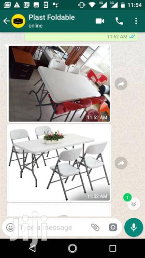 Brand New Plastic Foldable Set 6seaters