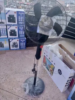 Stand Fan Black