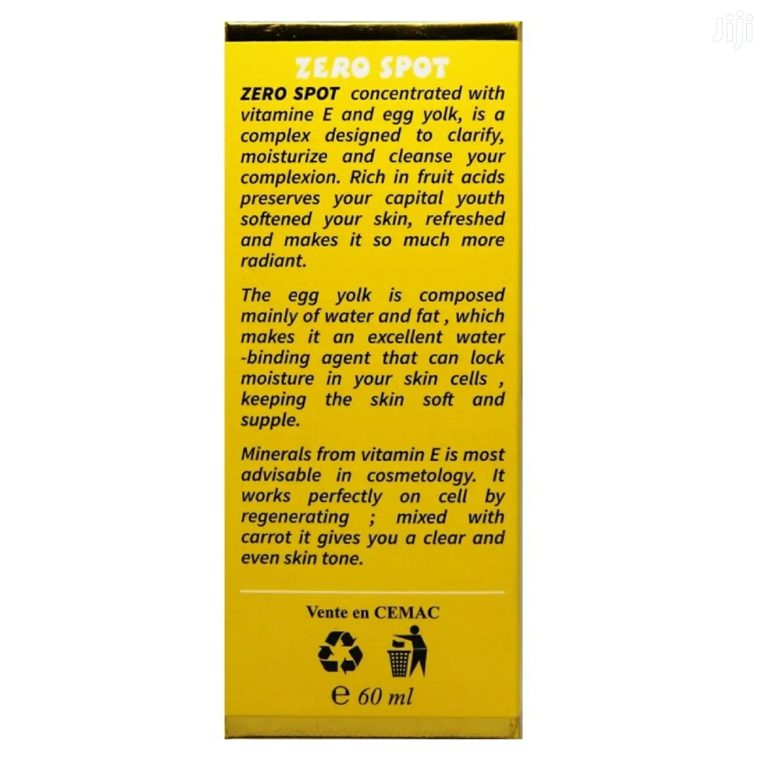 Zero Spot Intense Lightening Serum With Egg Yolk + Vitamin E