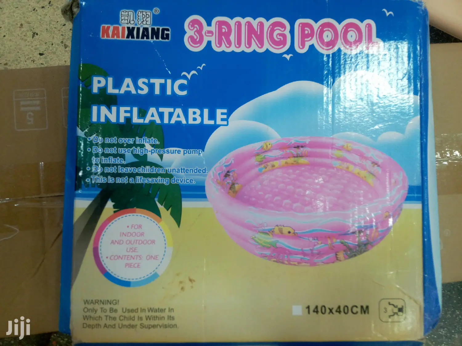 3 Rings Inflatable Children's Pool