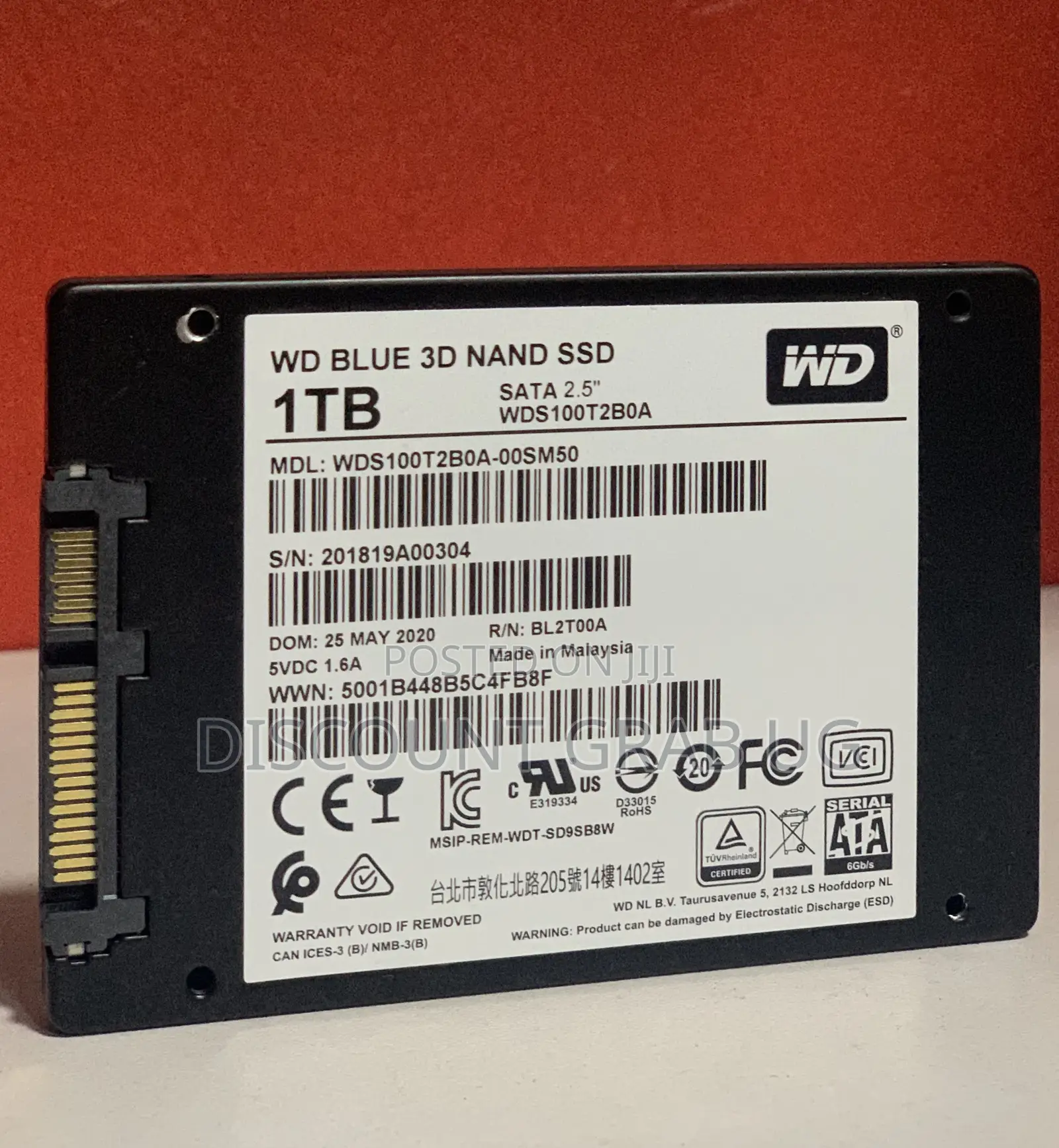 WD Blue 1TB Sata SSD Drive