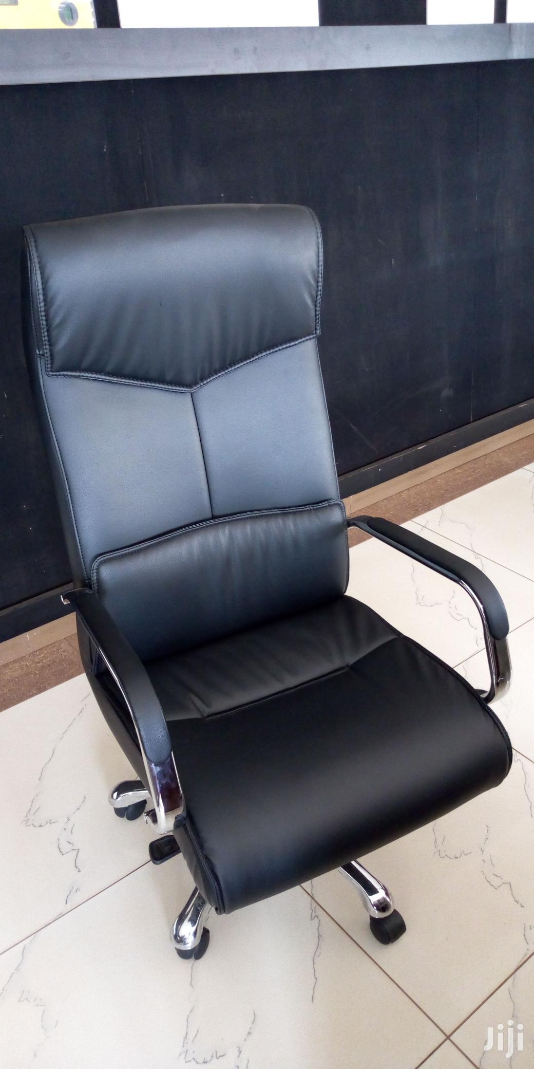 High Back Leather Office Chair