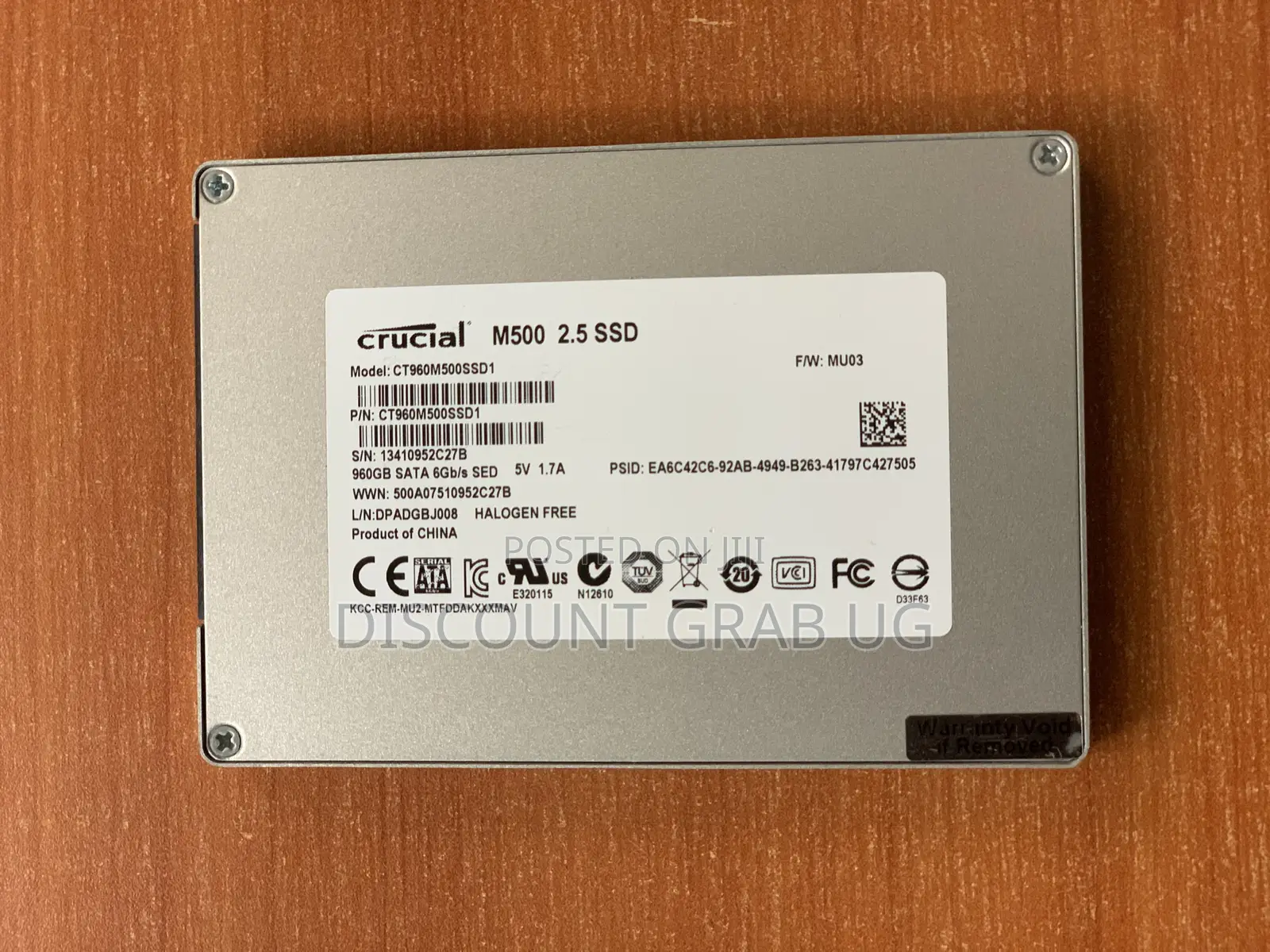 Crucial M500 Solid State Drive 1TB