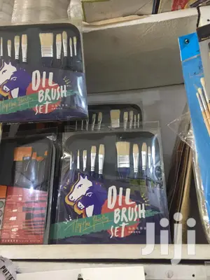 Paint Set Of Oil Brushes