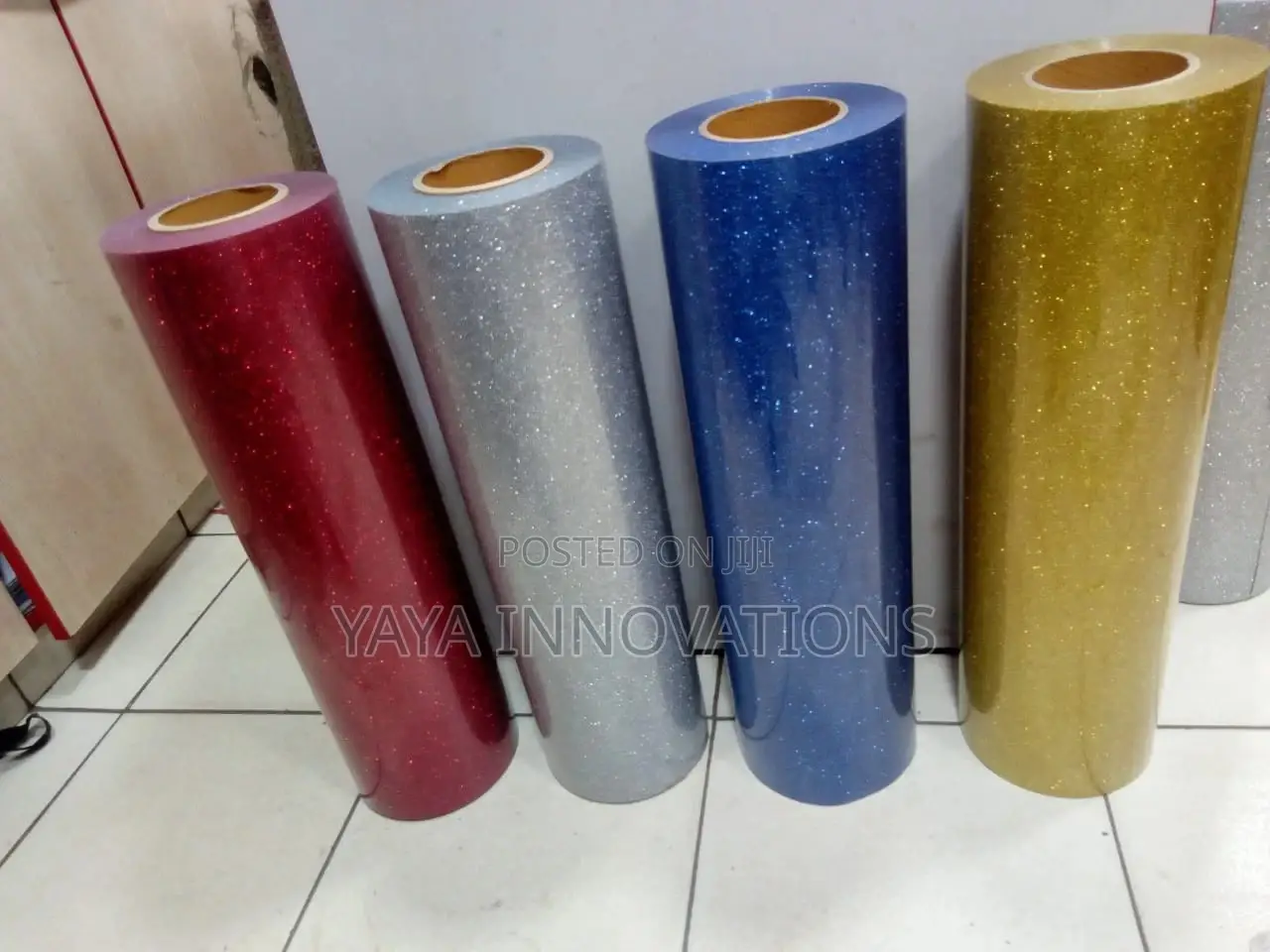 Glossy Gold And Silver Plottable Vinyl