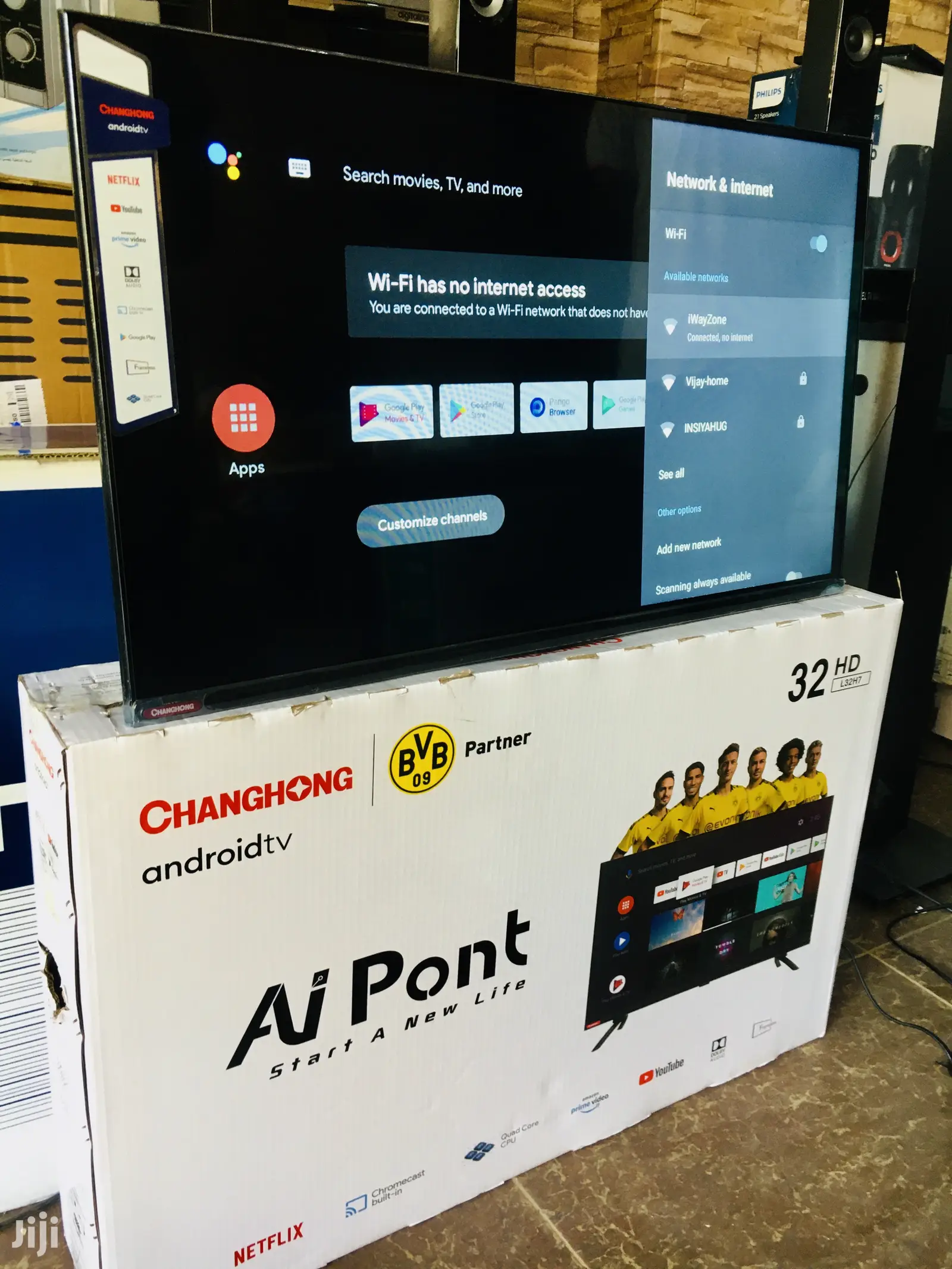 Changhong 32 Inch Smart Android Tv Frameless