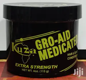 Kuza Gro-aid Medicated Extra Strength/Kuza Black 4oz