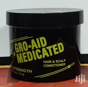 Kuza Gro-aid Medicated Extra Strength/Kuza Black 4oz