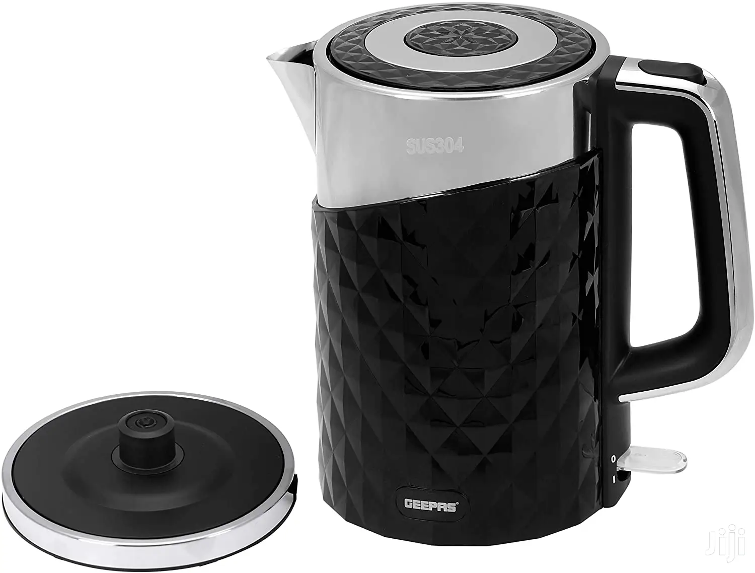 Geepas 1.7L Fast Boil Cordless Electric
Kettle 3000W