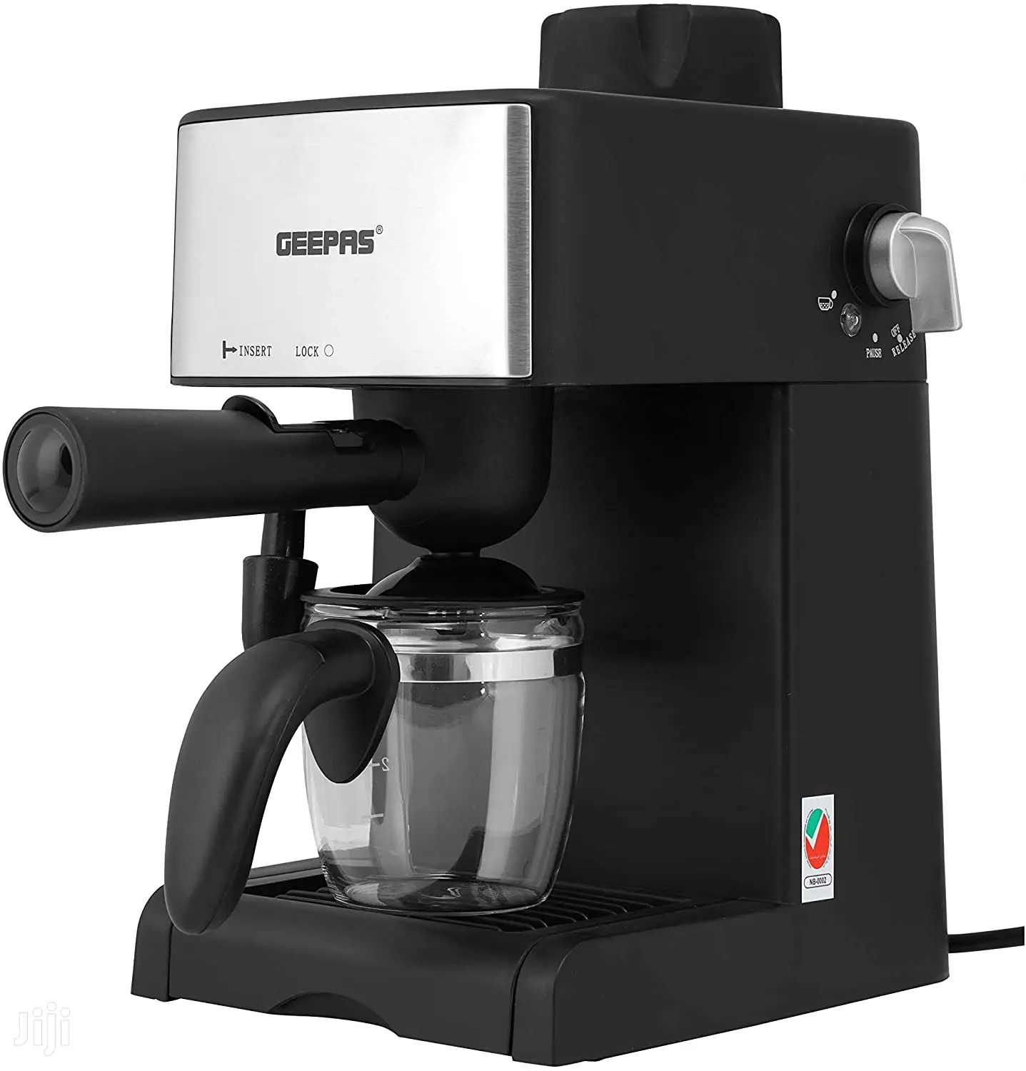 Geepas Cappuccino and Espresso Machine 800W