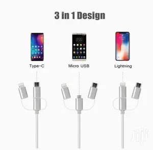 3 In 1 Phone To Hdmi Cable Mirroring Phone Screen To Tv