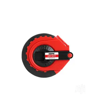 Geepas Strong Red & Black Fibre Measuring Tape 50meters