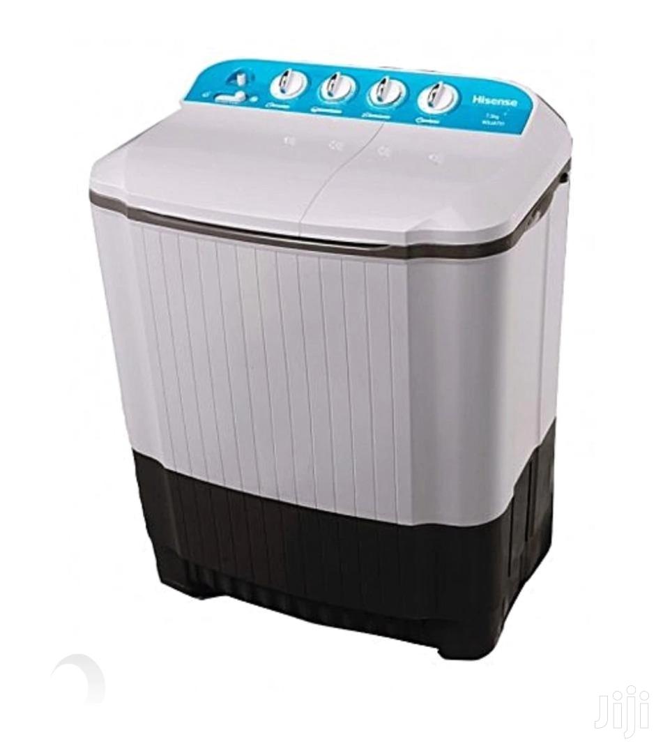 Hisense 10kg Twintub Top Loader Washing Machine in Kampala Home