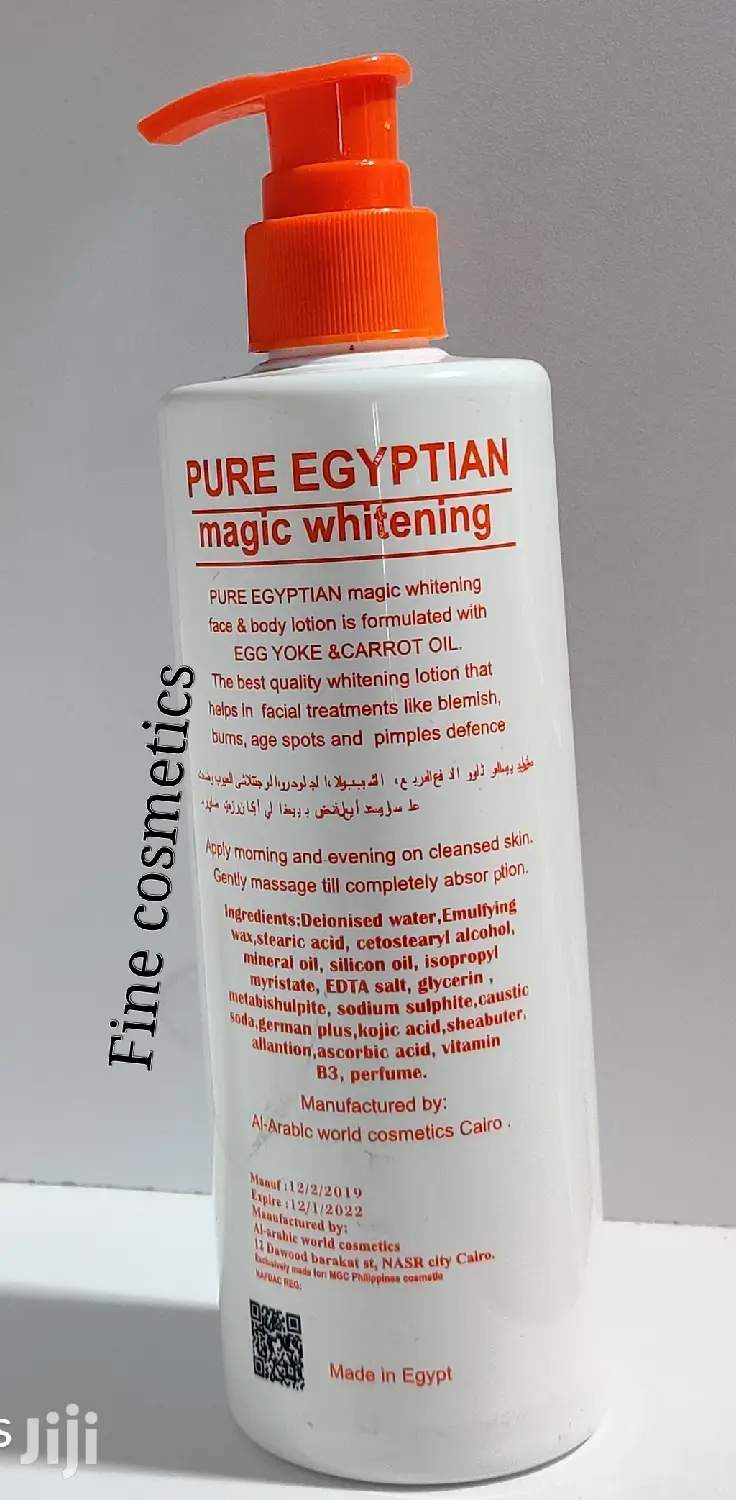 Pure Egyptian Magic Whitening Face and Body Lotions