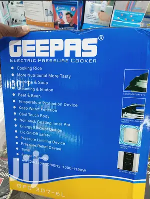 Geepas Electric Pressure Cooker