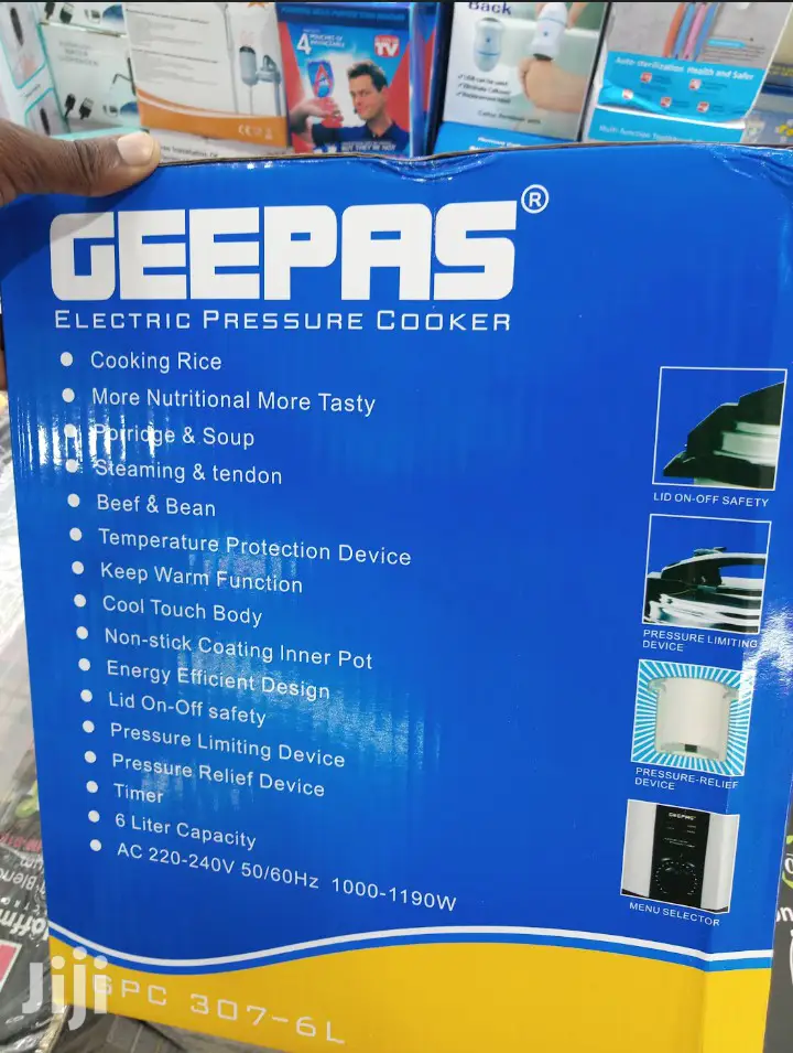 Geepas Electric Pressure Cooker