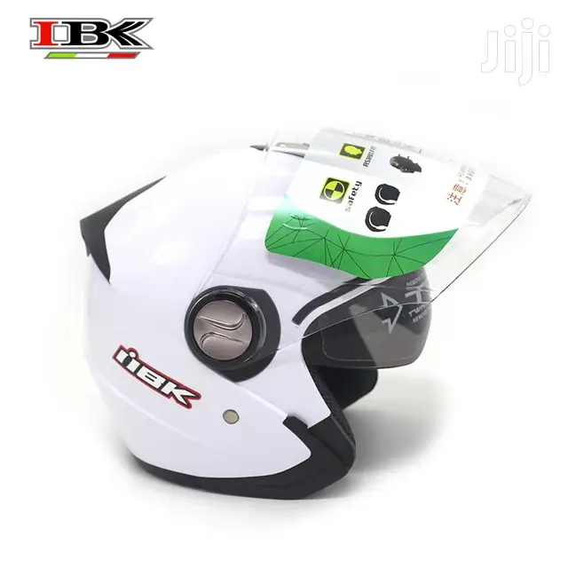 IBK Half Face Helmet With a Sunvisor in Central Division Vehicle