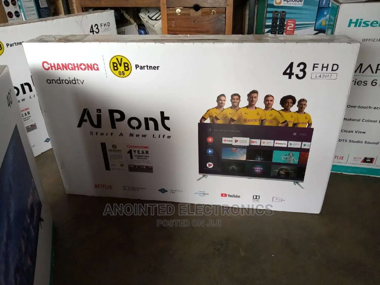 Changhong 43" Smart Andriod and Its Free to Air Decoder