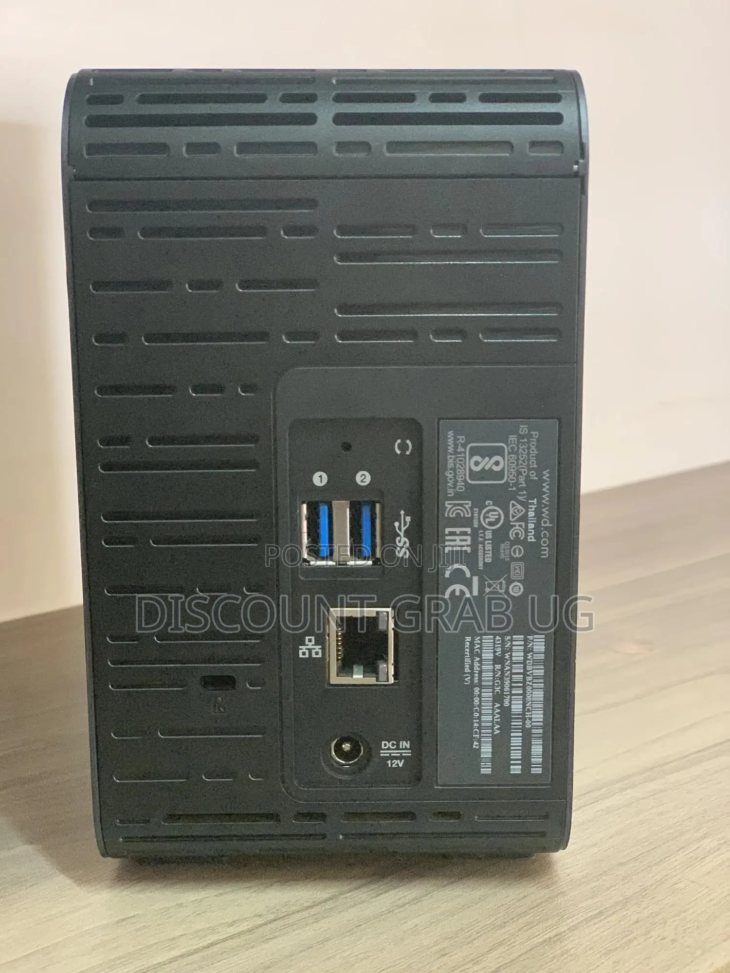 WD My Cloud EX2 Ultra 4TB NAS Drive