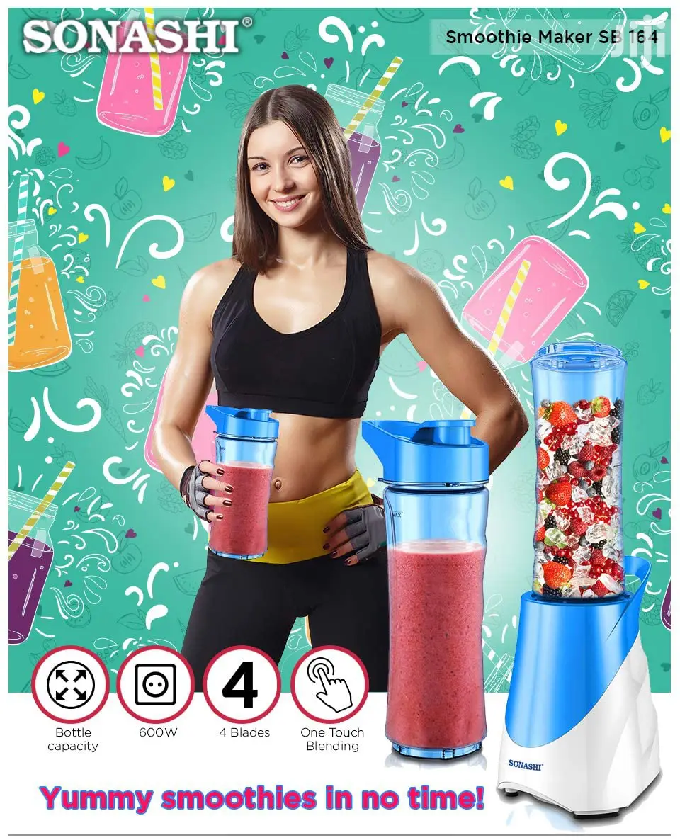 Sonashi Portable Sports Smoothie Maker Blender 300W
