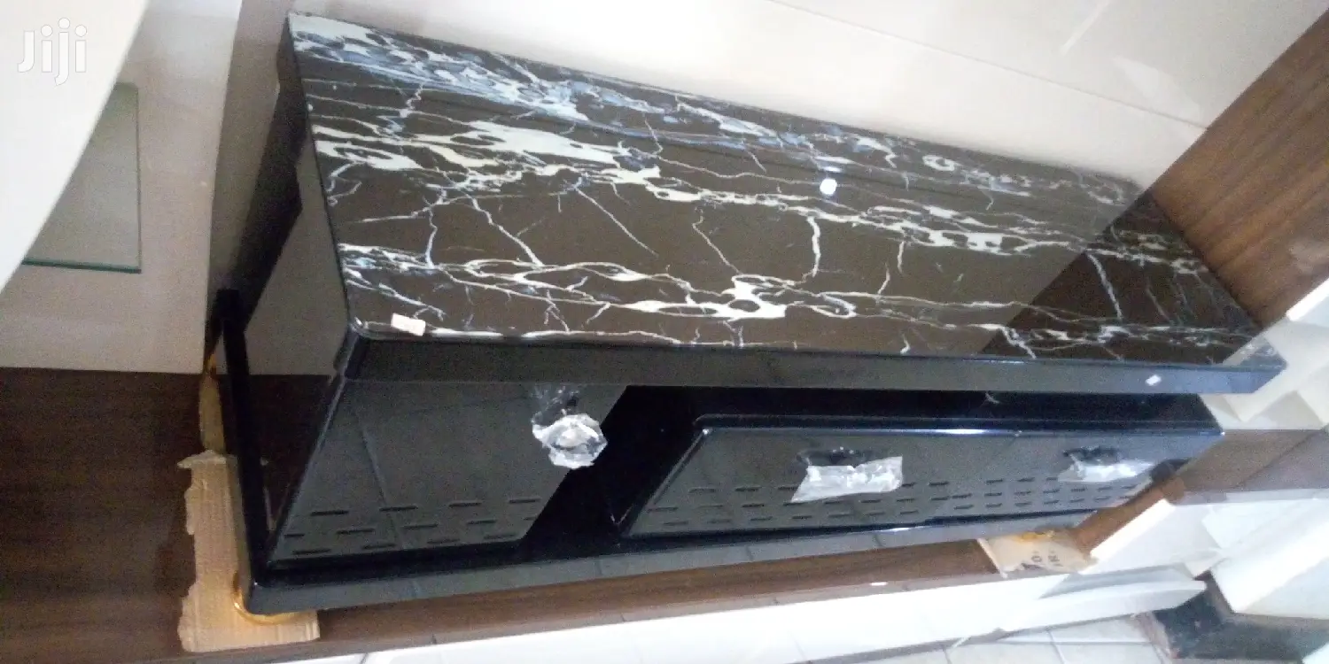Wood And Glass Tv Stand Brand New