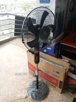 Stand Fan Black